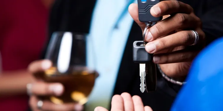 Giving car keys